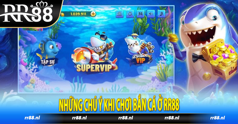 Những chú ý khi chơi bắn cá ở RR88